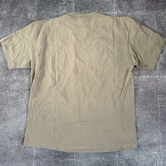 Men's Vintage 90's Team Miami Hurricanes Brown Sebastian the Ibis T Shirt Sz XL - Picture 5 of 5